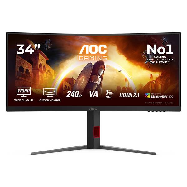AOC Gaming CU34G4Z - LED-Monitor - Gaming - gebogen - 86.4 cm (34"")