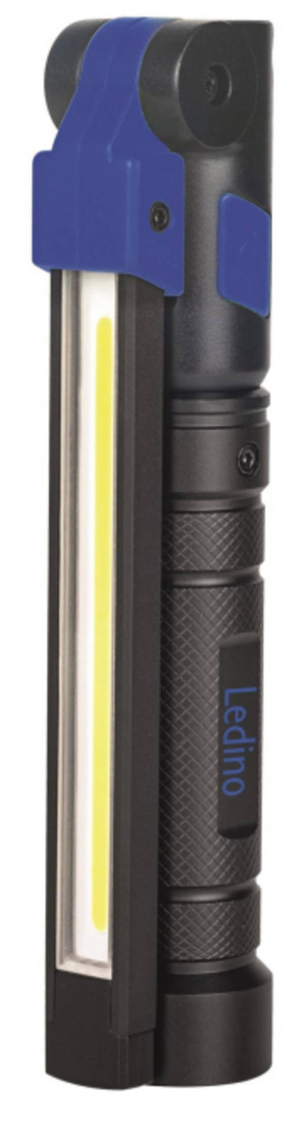Ledino Akku-Handleuchte Lehen 2,6Ah IP54 7W 3 Lichtquellen, klappbar, USB-Lade. Techn.Licht/Wohnraum