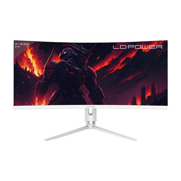 LC-Power LED-Monitor Curved 86,36 cm 34 Zoll 3440 x 1440 UWQHD @ 165 Hz VA 350 cd/m² 3000:1 HDR10 1 ms HDMI