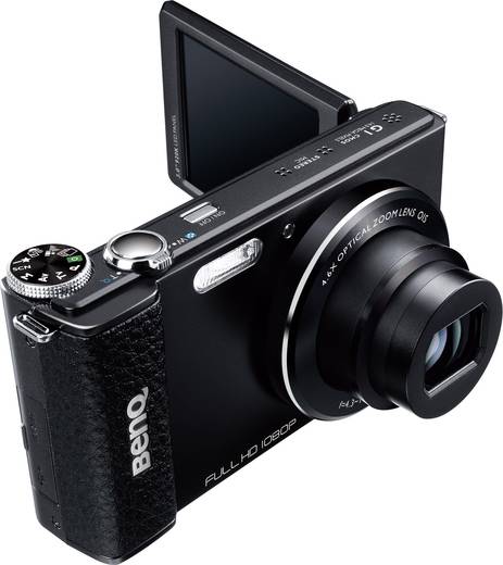 BenQ G1 Digitalkamera 14.0 Mio. Pixel Opt. Zoom: 4.6 x Schwarz Full HD Video, Dreh/schwenkbares 