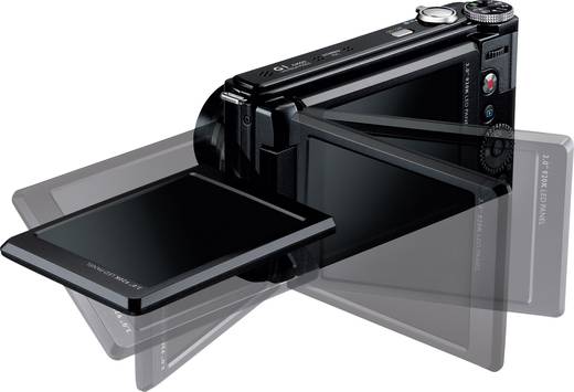 BenQ G1 Digitalkamera 14.0 Mio. Pixel Opt. Zoom: 4.6 x Schwarz Full HD Video, Dreh/schwenkbares 