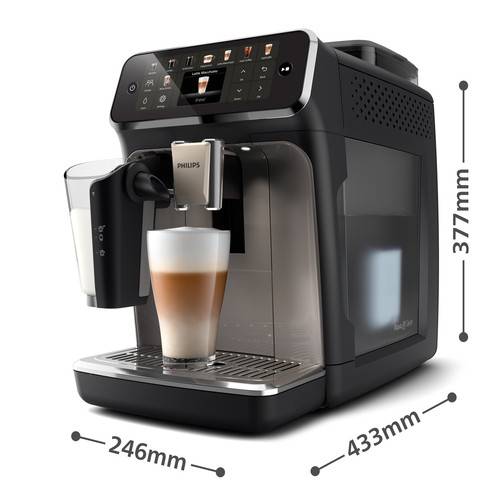 Philips Kaffeevollautomat EP5549/70 Series 5500 Silber/Schwarz --3