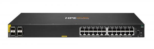 HPE Networking Cx 6000 24p 10M/100M/1G Class4 PoE 4p Sfp 1G 370W Switch - Switch - 1 Gbps