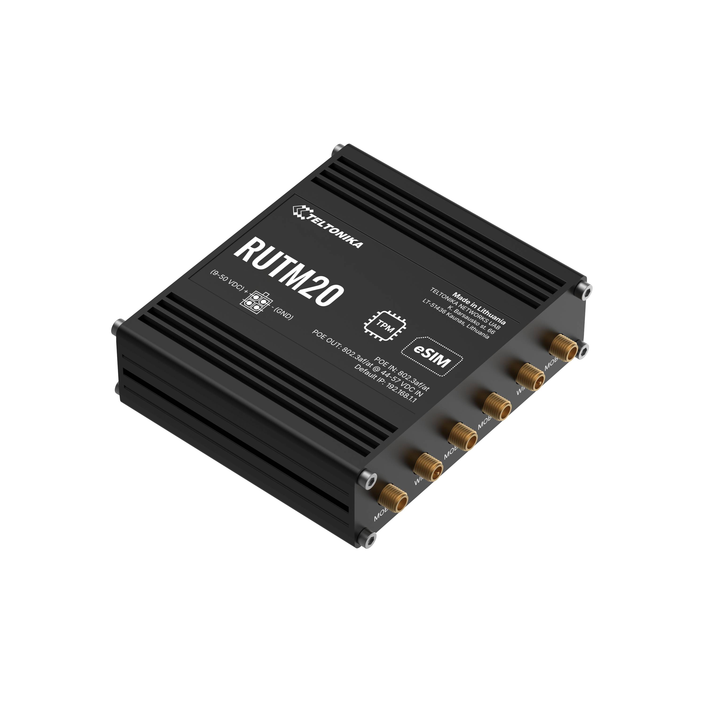 Teltonika RUTM20 5G Modem mit M.2 & PoE Out-1