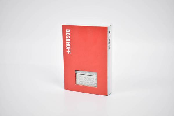 Beckhoff EL3062, EtherCAT-Klemme, 2-Kanal-Analog-Eingang, Spannung, 0…10 V, 12 Bit, single-ended
