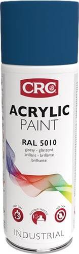 Farbschutzlackspray ACRYLIC PAINT enzianbl. glänzend RAL5010 400ml Spraydose CRC-1