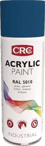 Farbschutzlackspray ACRYLIC PAINT enzianbl. glänzend RAL5010 400ml Spraydose CRC-2