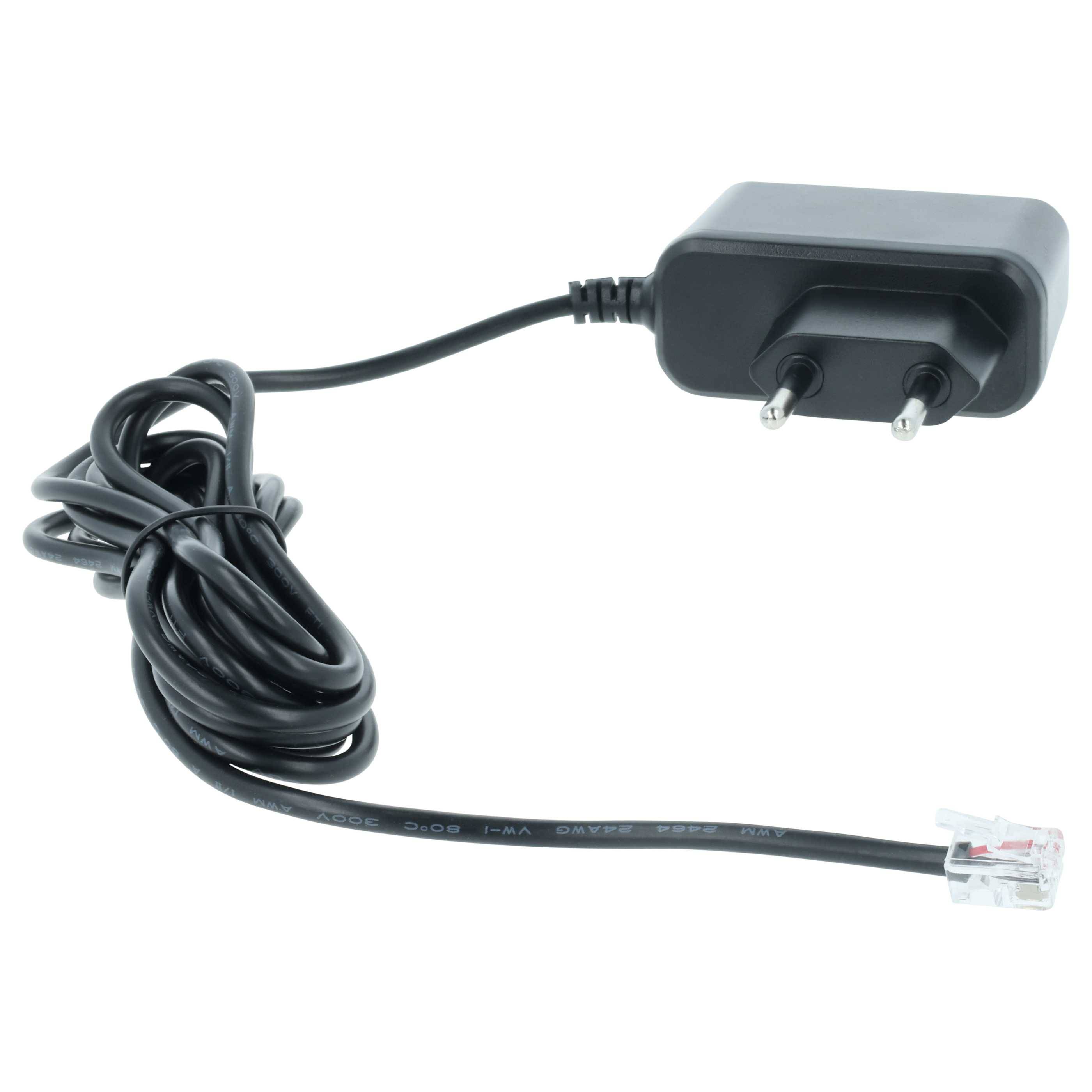 vhbw Netzteil kompatibel mit Alcatel 400 DECT | 300 DECT Festnetztelefon-Ladestation - 190 cm-2