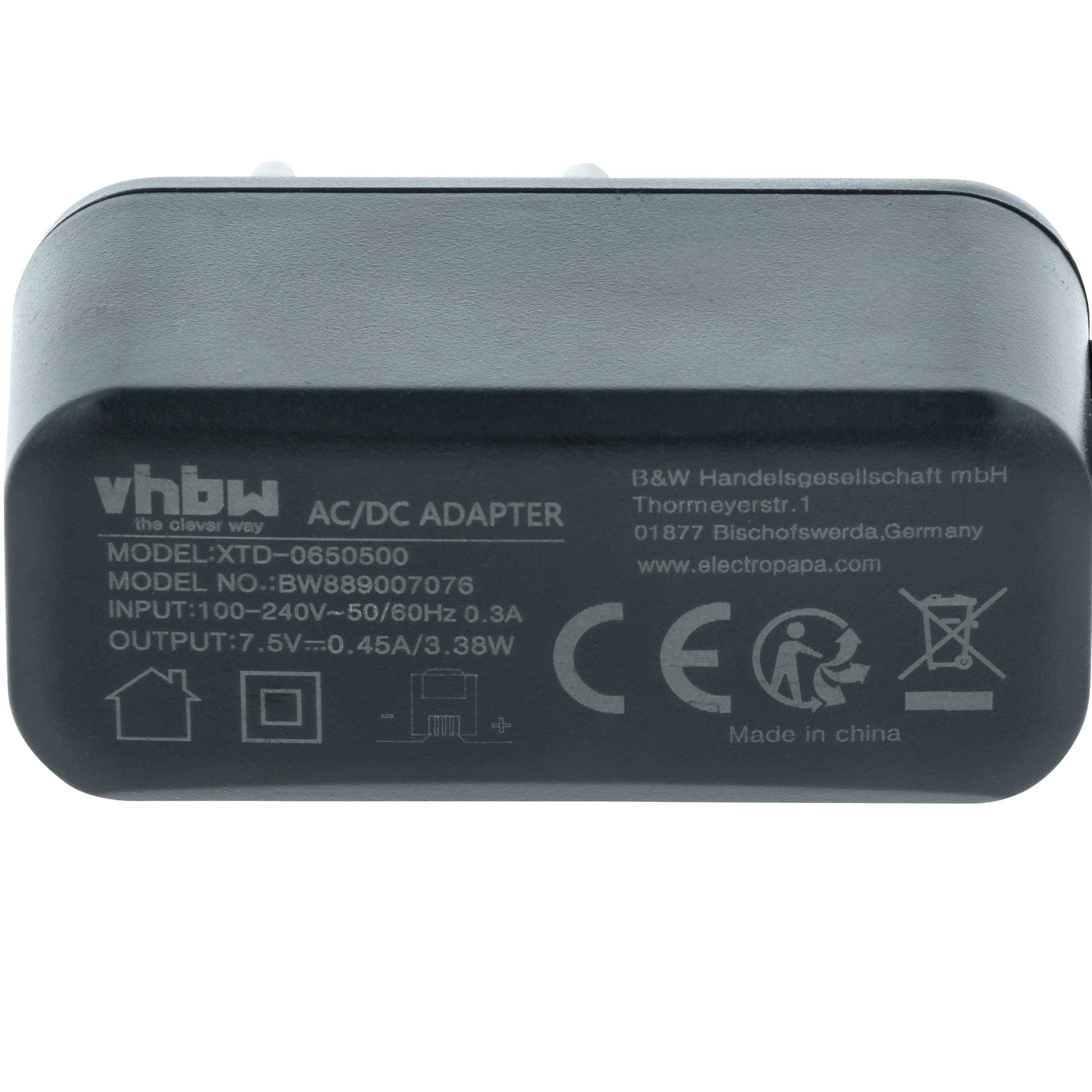 vhbw Netzteil kompatibel mit Alcatel 400 DECT | 300 DECT Festnetztelefon-Ladestation - 190 cm-3