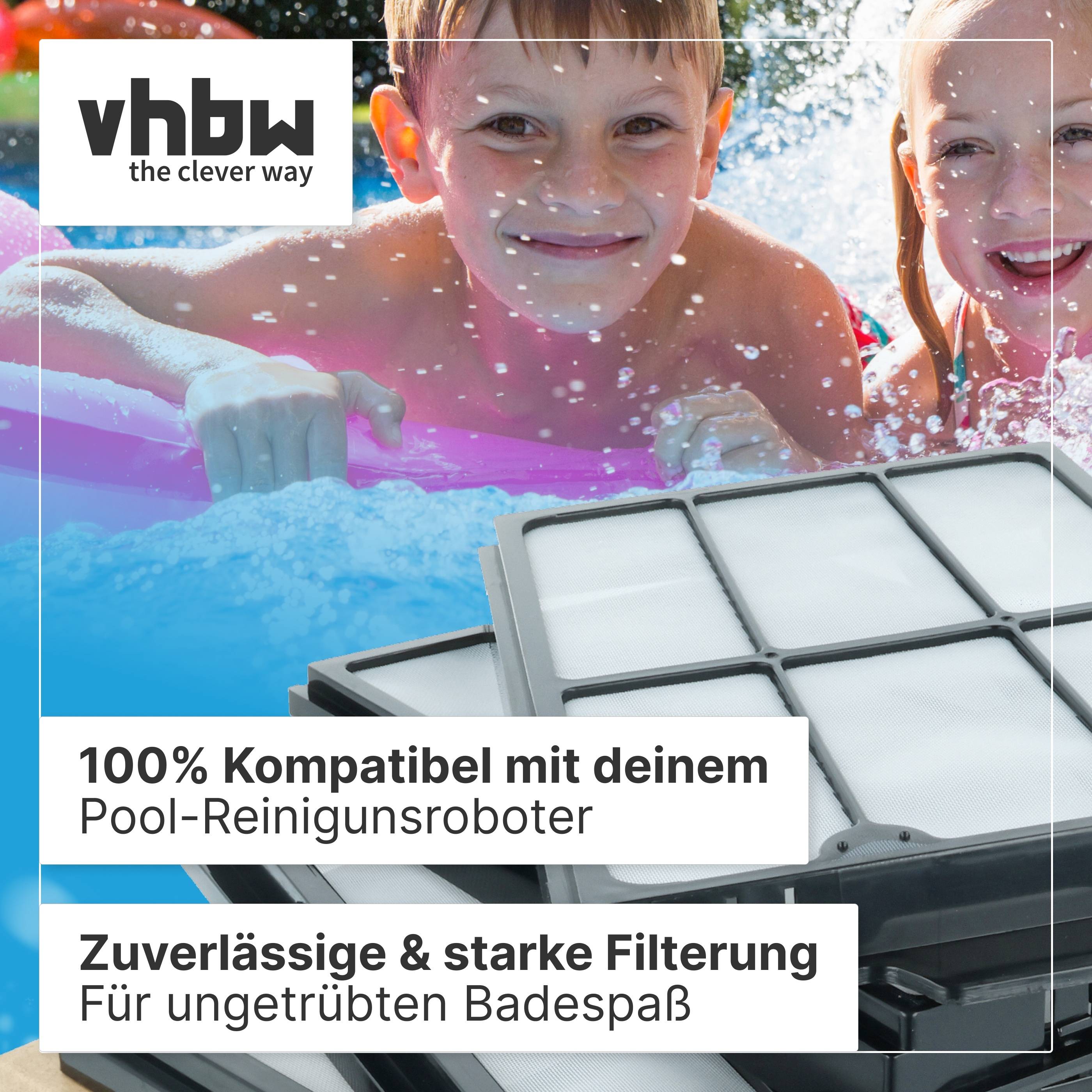 vhbw 4x Grobstaubfilter kompatibel mit Dolphin Triton PS | PS Plus Poolsauger, Poolroboter - Grobfilter, 22 x 19,7 x 7,5-1