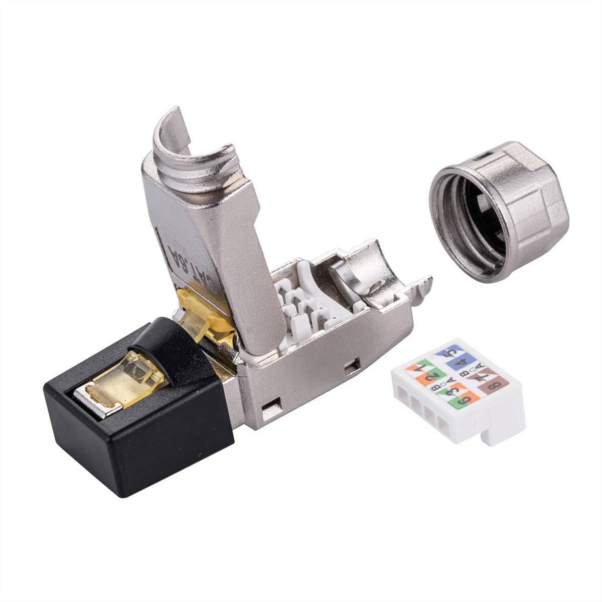VALUE feldkonfektionierbarer RJ-45 Stecker Cat.6A (Class EA), STP-2