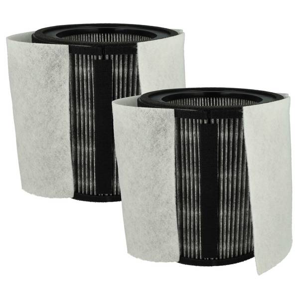 vhbw 2x H12 Filter kompatibel mit Leifheit TruSens Z-3500H Luftreiniger | Ersatz-Filter
