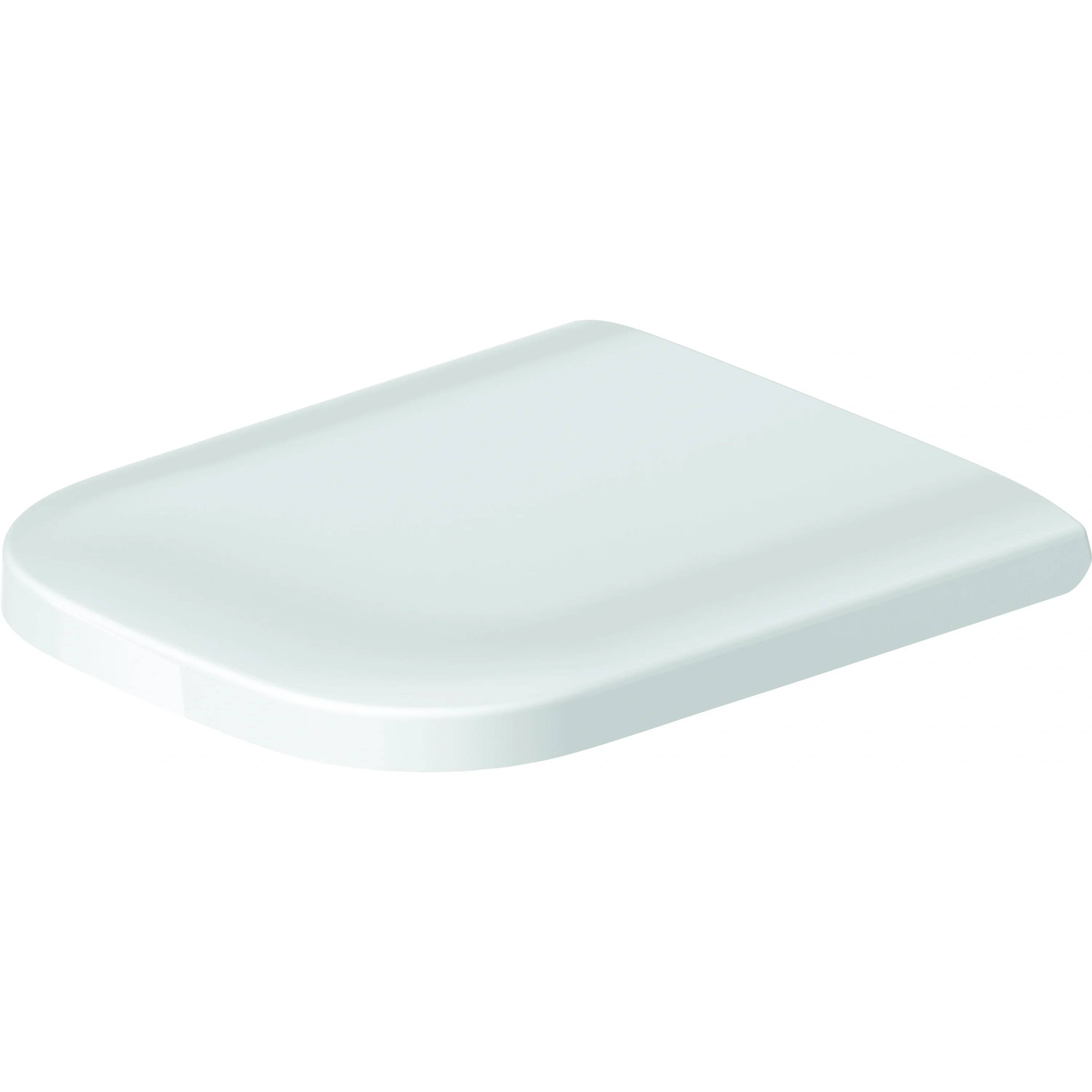 Duravit DU WC-Sitz Happy D.2 mit SoftClose Scharniere edelstahl, weiß, 1 Stk.
