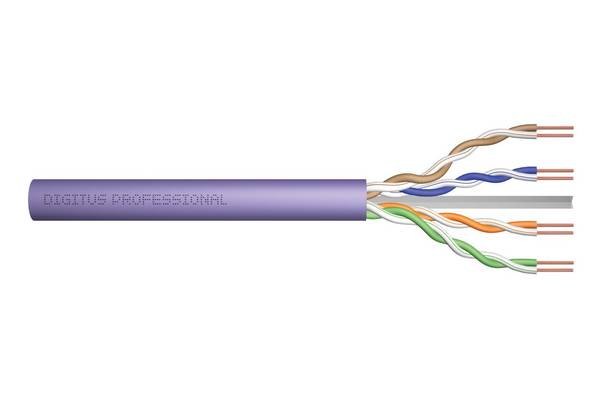 Digitus CAT 6 U/UTP Verlegekabel, 100 m, Simplex, Dca-s2,d2,a1