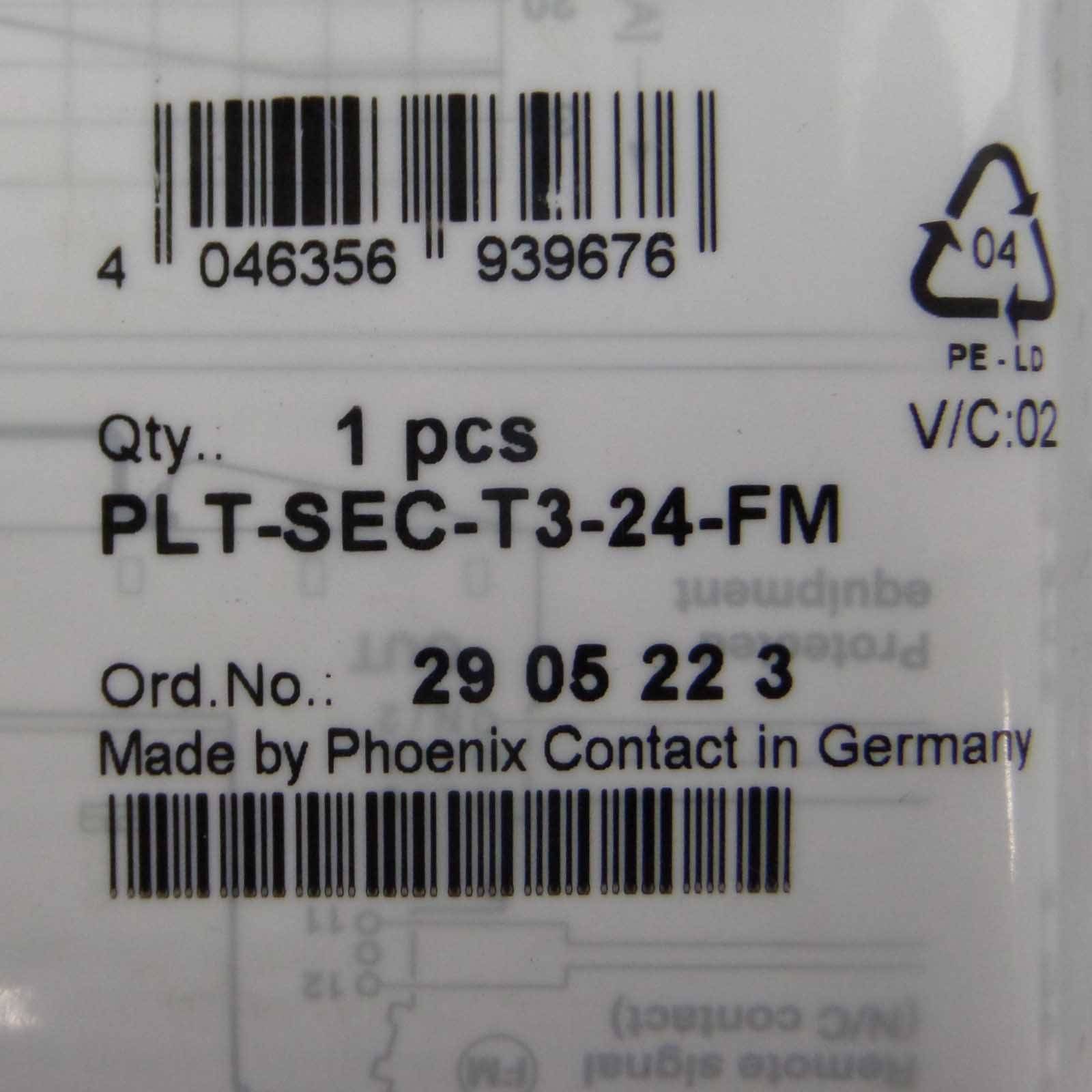 Phoenix Contact Überspannungsschutzgerät PLT-SEC-T3-24-FM 2905223 OVP-1