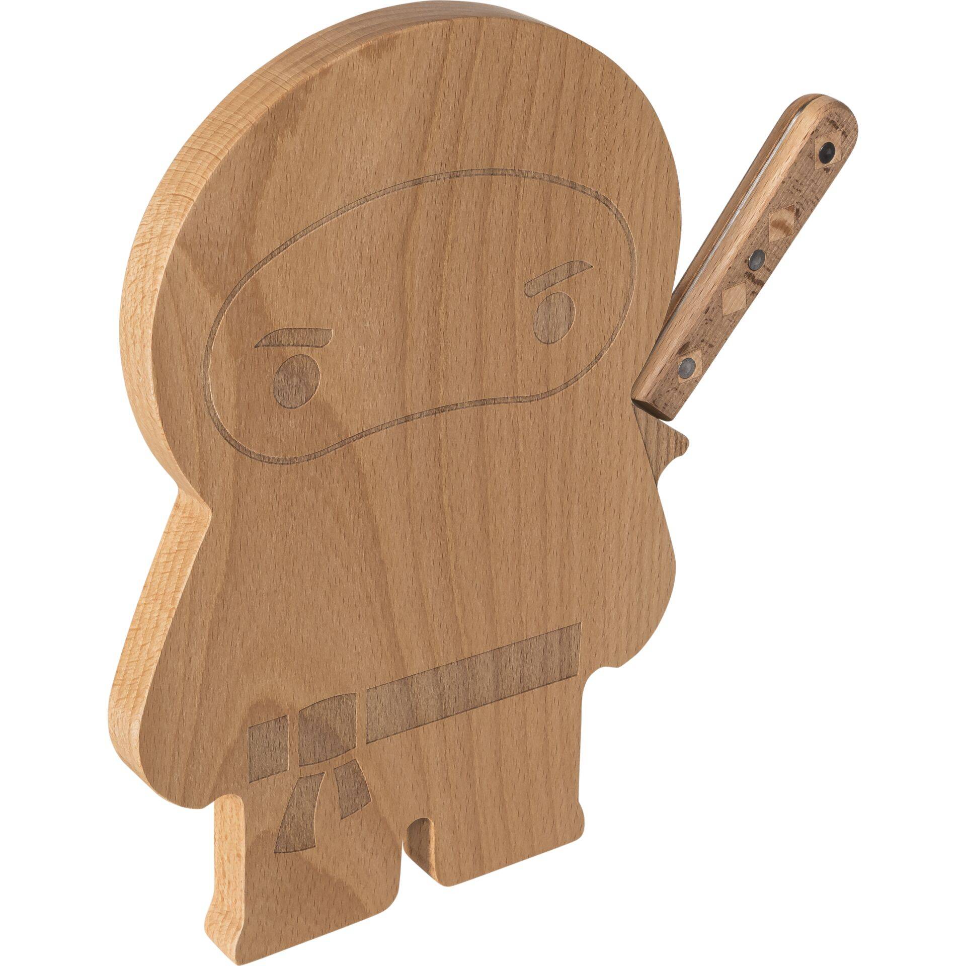 Ototo Design Ninja Board Schneidbrett mit Messer-1