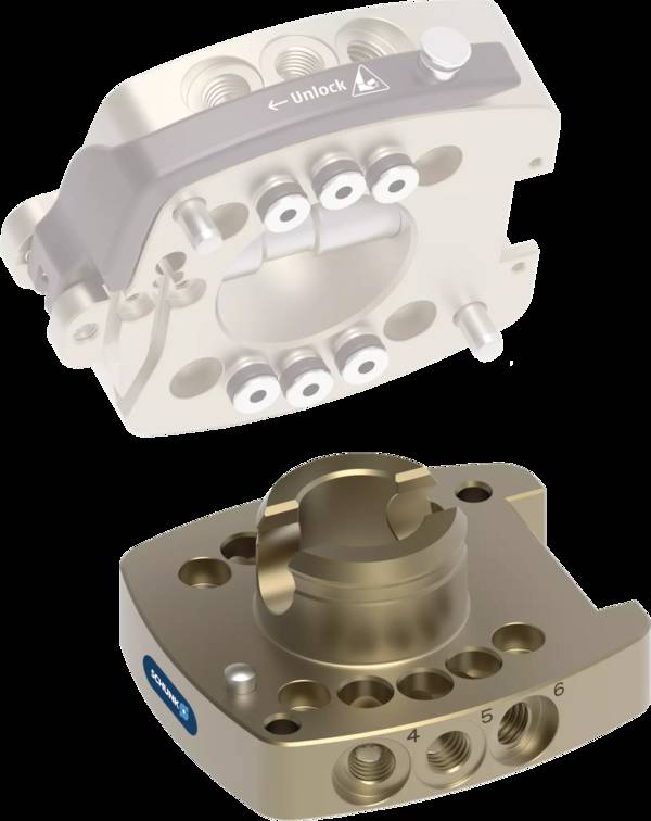 SCHUNK CMS 063-A-B, Manuelles Wechselsystem