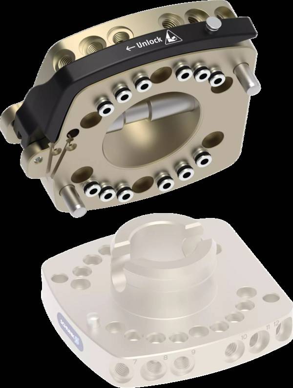 SCHUNK CMS 125-K, Manuelles Wechselsystem