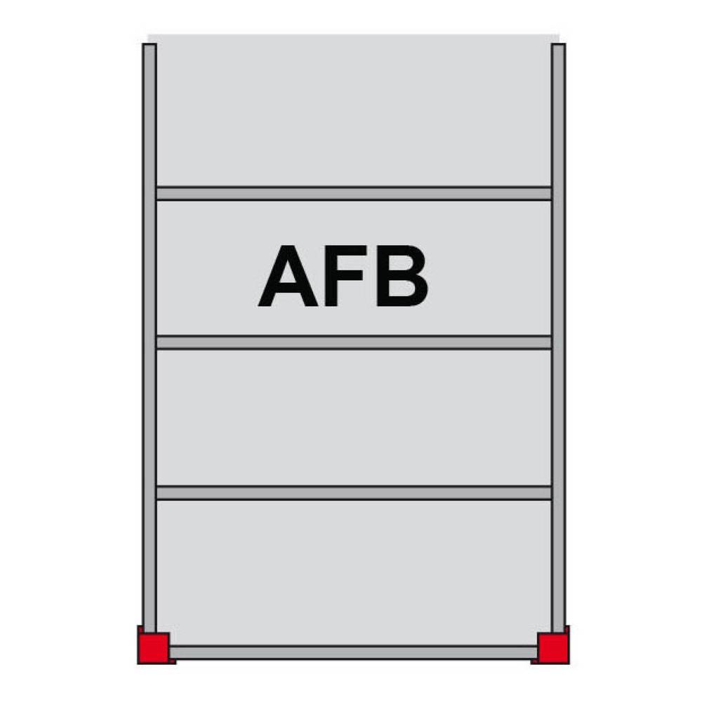 Lagerbühnen-Modulsystem AF, TK 500 kg/m², BxT 5.000 x 3.000 mm, lichtg-0