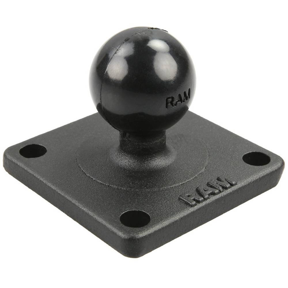 RAM Mounts Basisplatte rechteckig (2 x 2 Zoll), B-Kugel (1 Zoll)-0