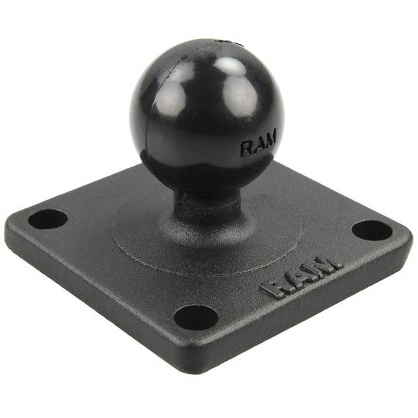 RAM Mounts Basisplatte rechteckig (2 x 2 Zoll), B-Kugel (1 Zoll)