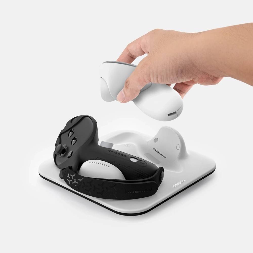 BoboVR CD3 Ladestation für Meta Quest 3/3S Controller, magnetisch, inkl. Akkus-1