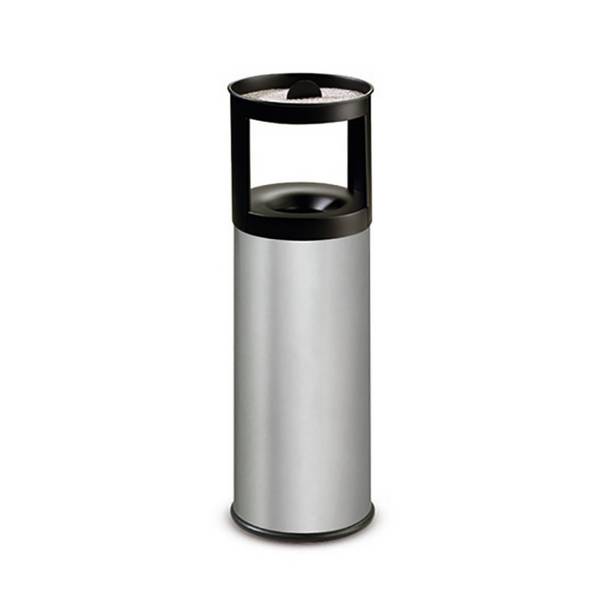 TKG Ascher-Abfall-Kombination FLORENZ, Edelstahl, 25 Liter