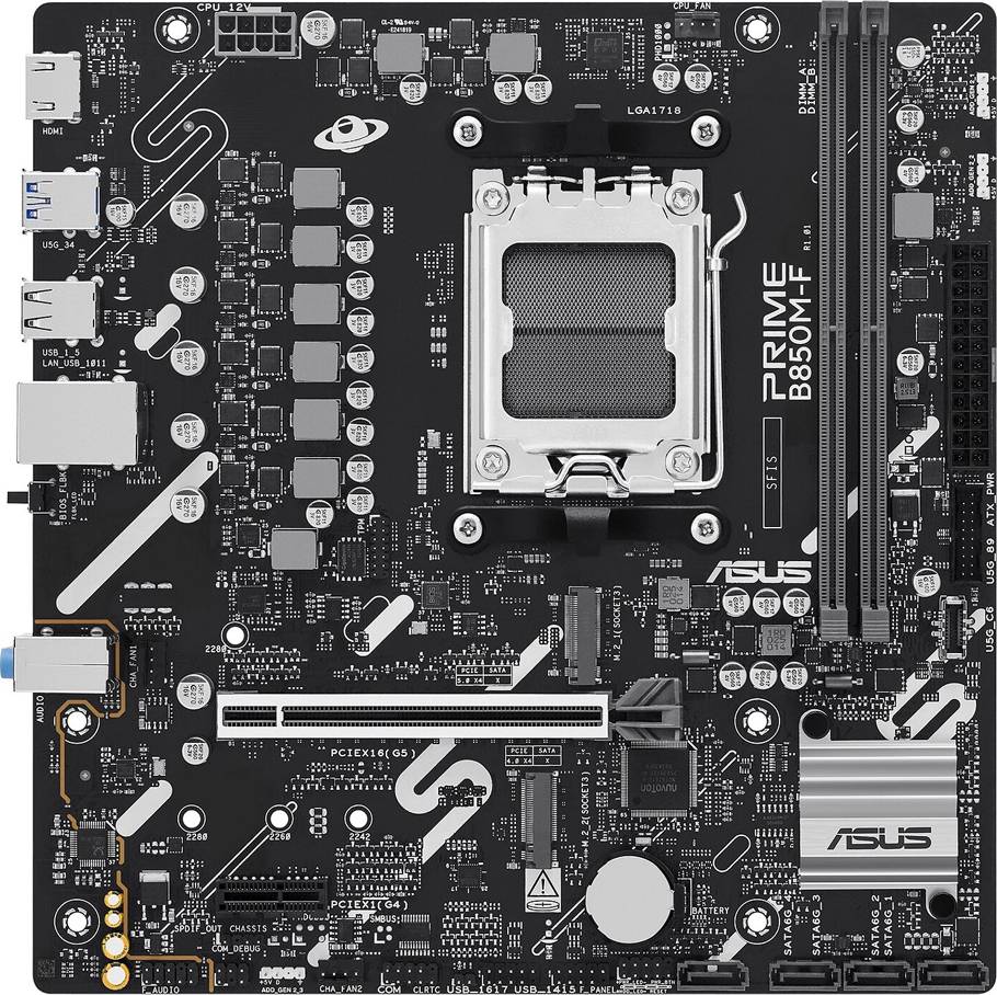 ASUS Prime B850M-F 90MB1N90-M0EAY0 - Mainboard - AMD Sockel AM5 (Ryzen Zen4)-1