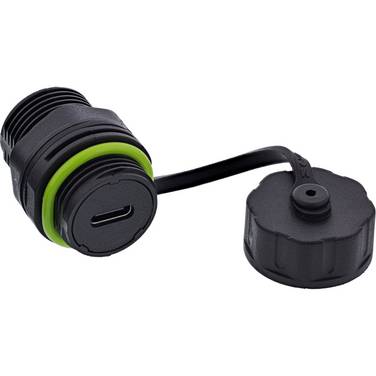 InLine® USB-C-Kabelkupplung, mini, IP68, geschirmt, 2x USB-C Buchse Adapter / Konverter IP68