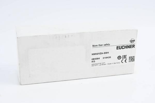 Euchner NM02VZA-SM4, Sicherheitsschalter NM.VZ, lange Gehäuseform, Steckverbinder M12, P/n: 084564