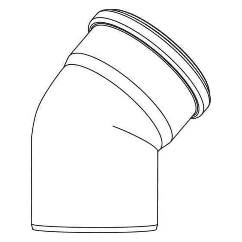 REHAU RAUPIANO PLUS Bogen, DN 110, 87 Grad, wandverstärkt, 1 Stk.-1