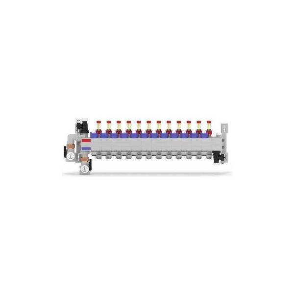 REHAU RAUTHERM SPEED, Verteiler, HKV-D, Polymer, 12 Kreise, Konnektor 17, 1 Stk.
