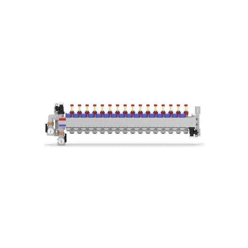 Rehau Rautherm Speed Verteiler HKV-D Polymer 16 Heizkreise, Konnektor 17-0
