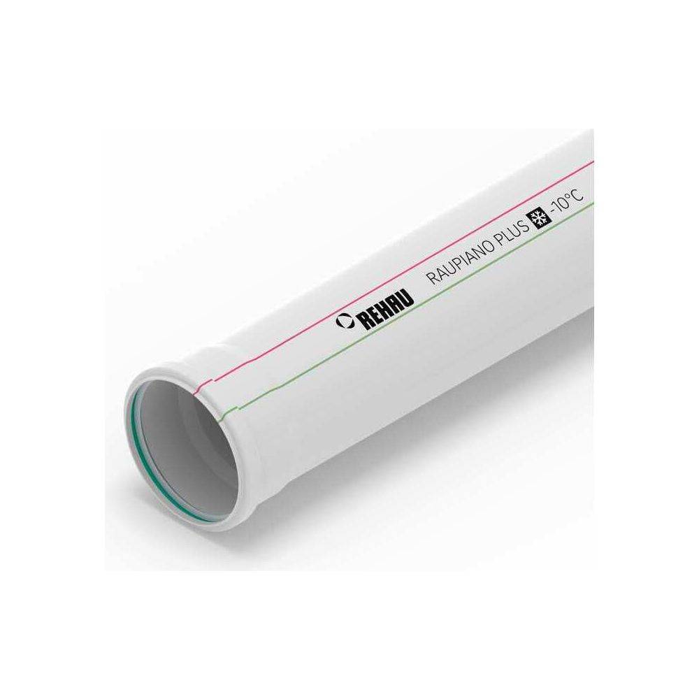 REHAU RAUPIANO PLUS, Abflussrohr, DN 75, Stange, 1 Stk.-0