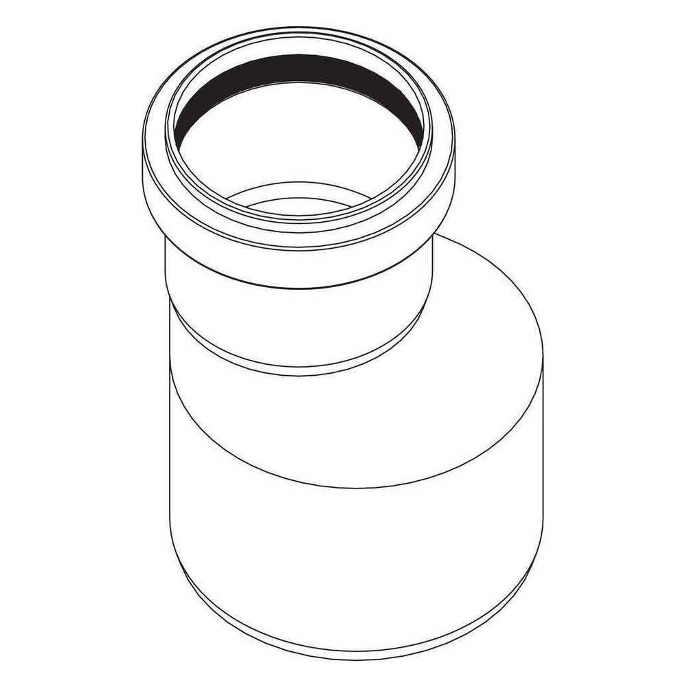 REHAU RAUPIANO PLUS, Übergangsrohr, DN 110/75, 1 Stk.-2