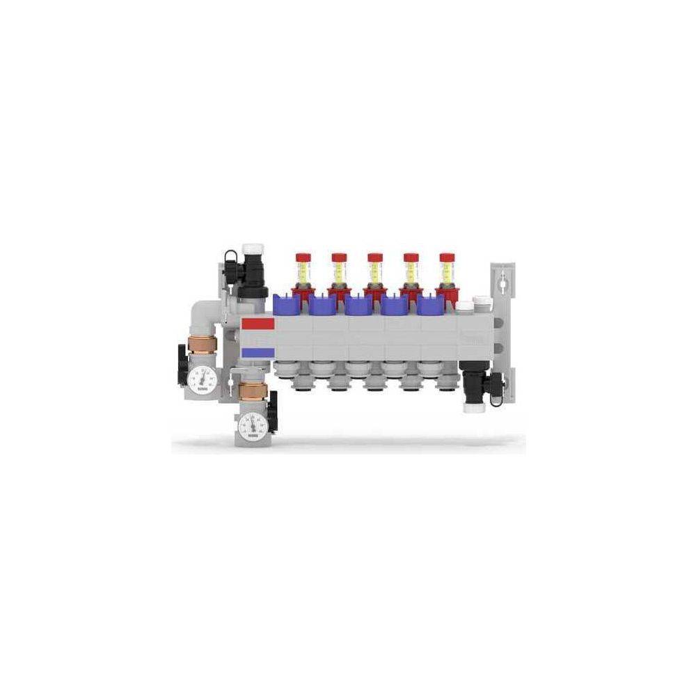 Rehau Rautherm Speed Verteiler HKV-D Polymer 5 Heizkreise, Konnektor 16-0