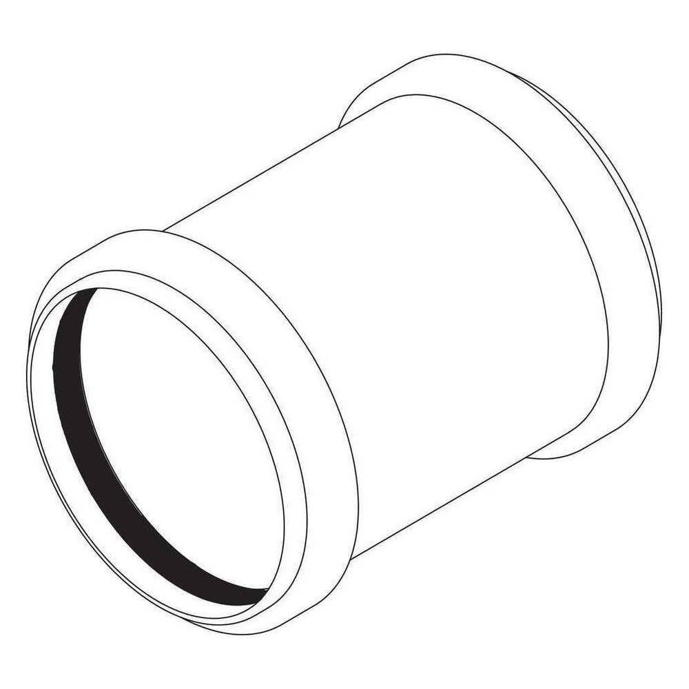 REHAU RAUPIANO PLUS, Doppelmuffe, DN 40, 1 Stk.-1