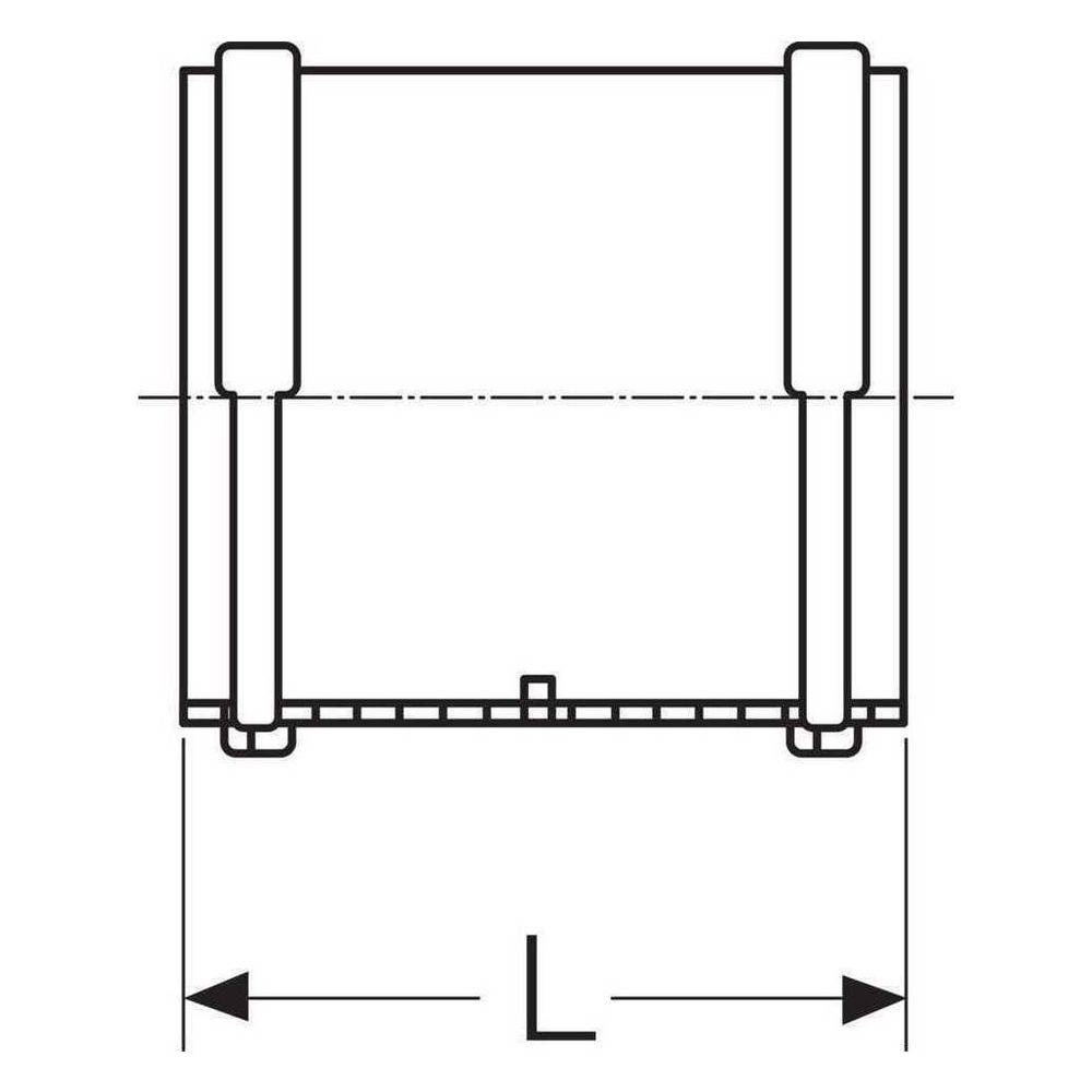 REHAU RAUPIANO PLUS, Doppelmuffe, DN 40, 1 Stk.-2