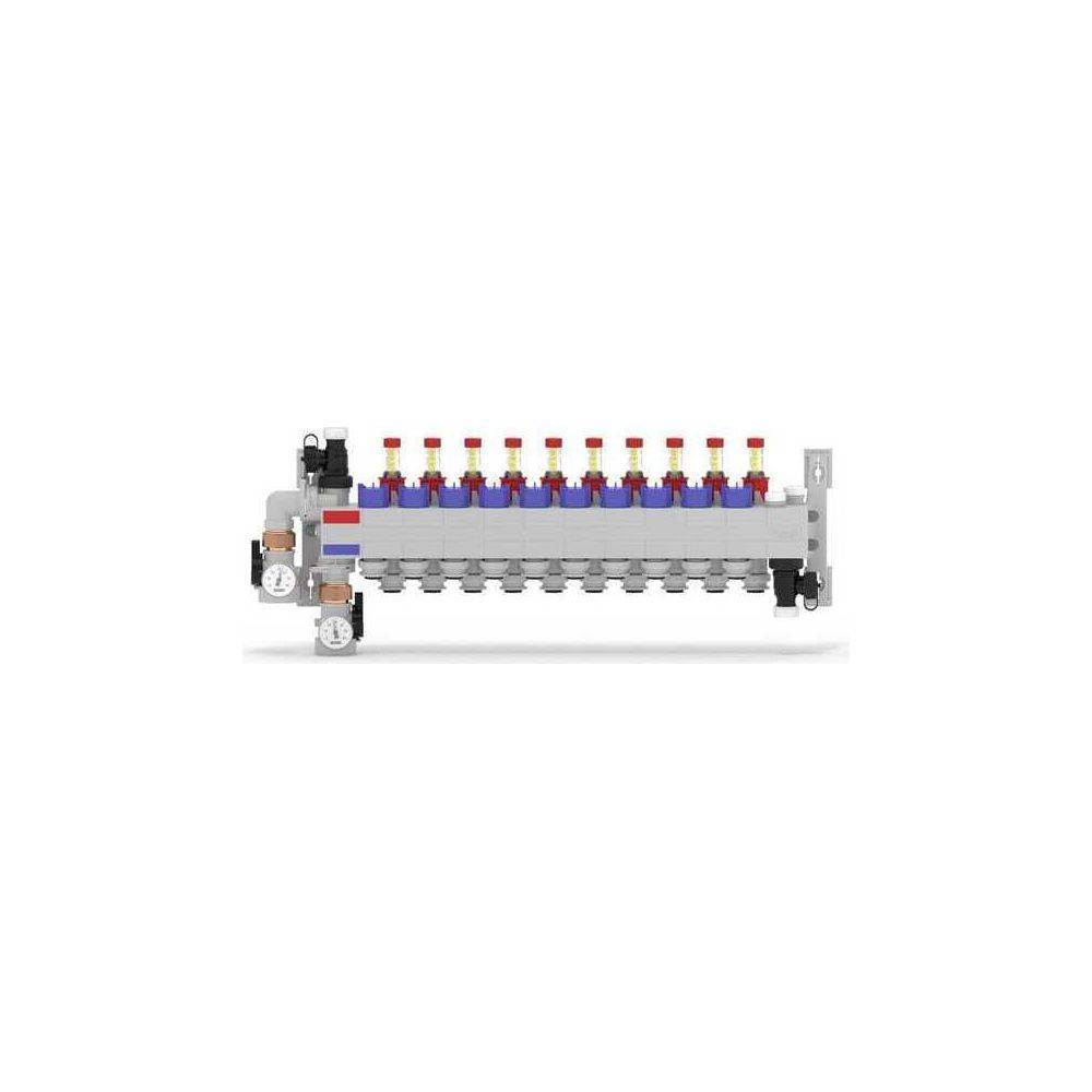 Rehau Rautherm Speed Verteiler HKV-D Polymer 10 Heizkreise, Konnektor 17-0