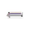 Rehau Rautherm Speed Verteiler HKV-D Polymer 10 Heizkreise, Konnektor 17