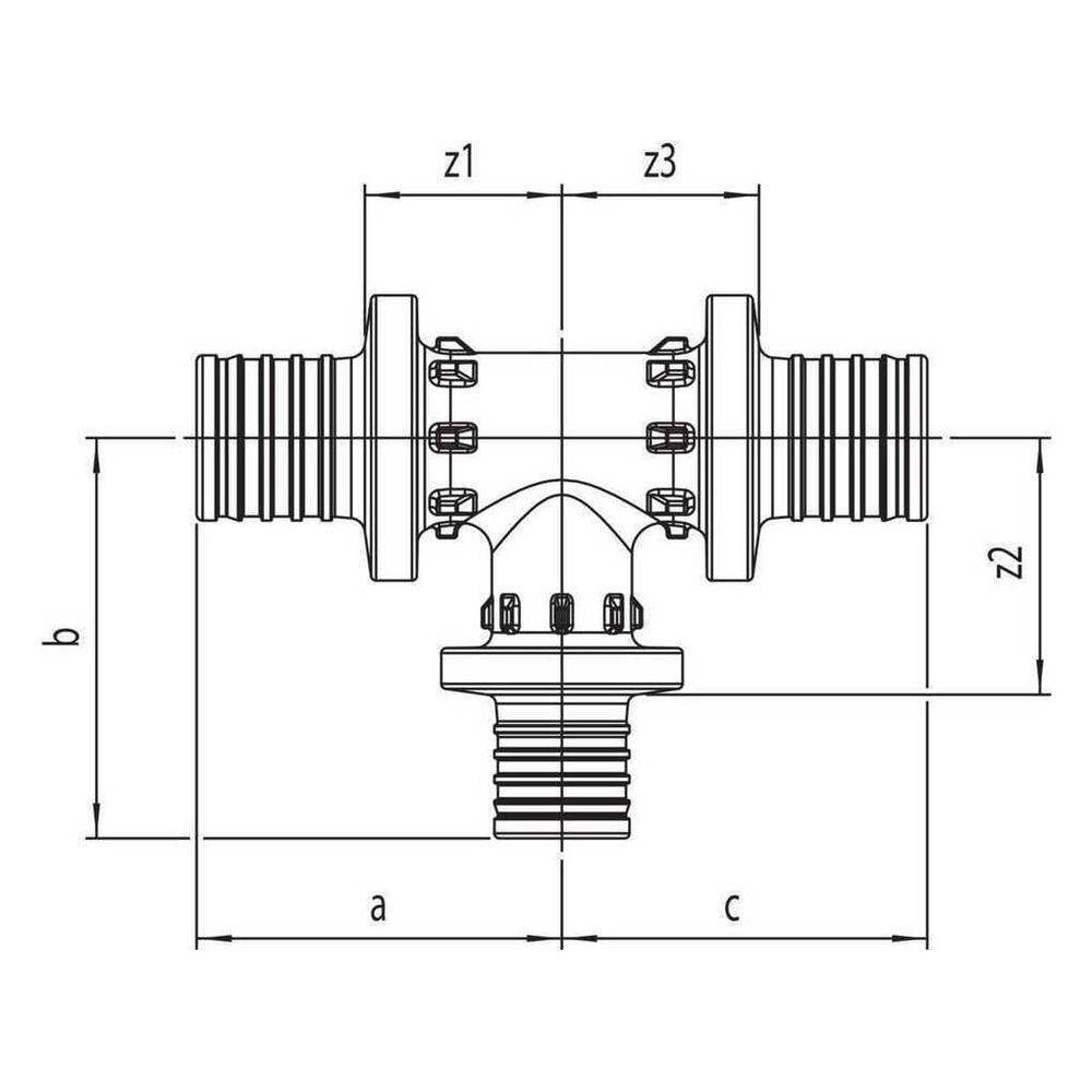 REHAU T-Stück RAUTITAN PX 32, 16, 32, 1 Stk.-2