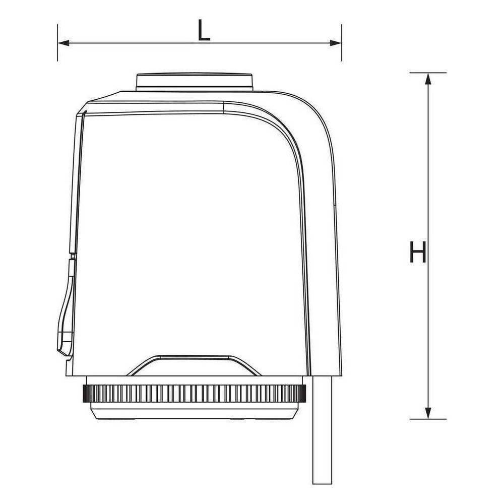 Rehau Stellantrieb UNI 24V, thermischer Zweipunkt-Antrieb für Regulierventile oder Thermostatventile-3
