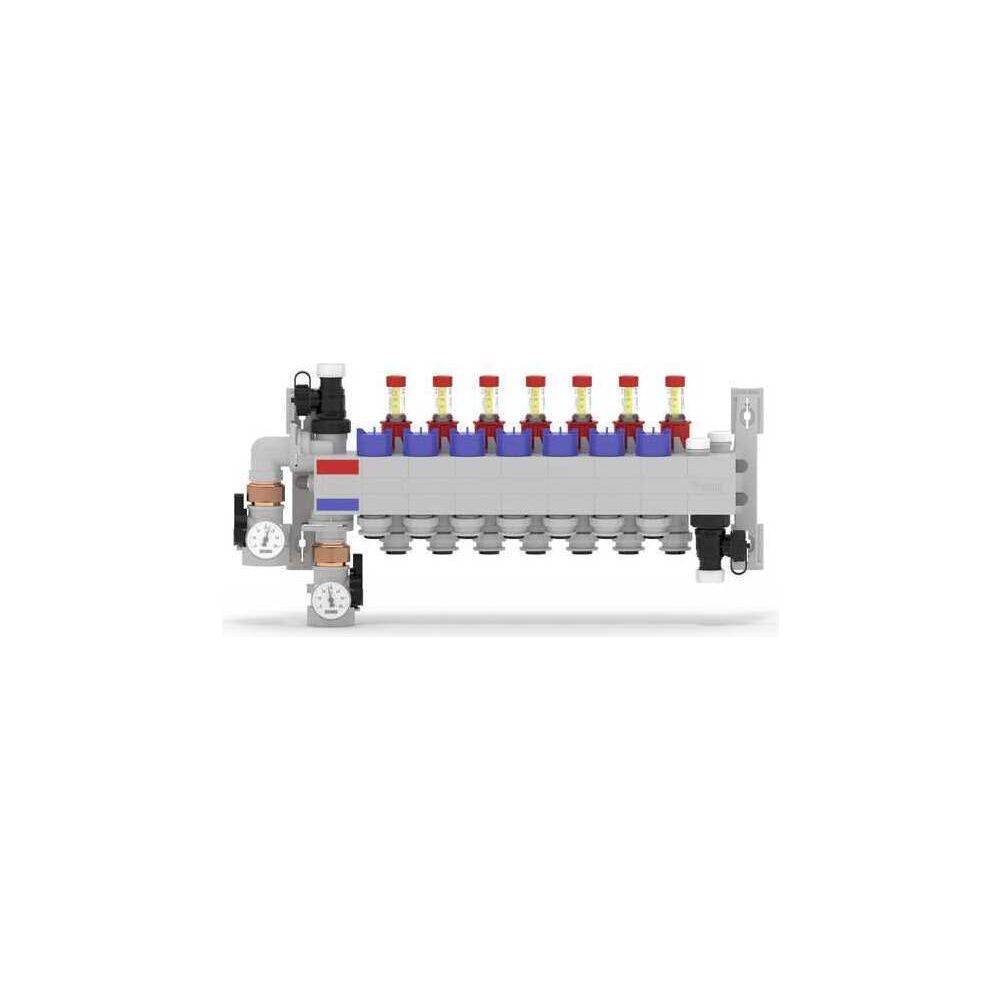 Rehau Rautherm Speed Verteiler HKV-D Polymer 7 Heizkreise, Konnektor 17-0