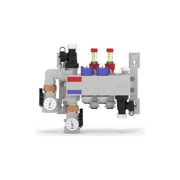 Rehau Rautherm Speed Verteiler HKV-D Polymer 2 Heizkreise, Konnektor 16
