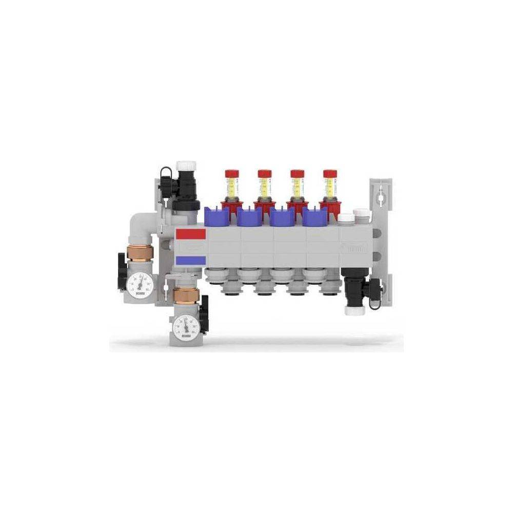 Rehau Rautherm Speed Verteiler HKV-D Polymer 4 Heizkreise, Konnektor 16-0