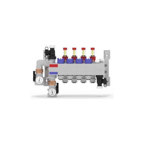 Rehau Rautherm Speed Verteiler HKV-D Polymer 4 Heizkreise, Konnektor 16