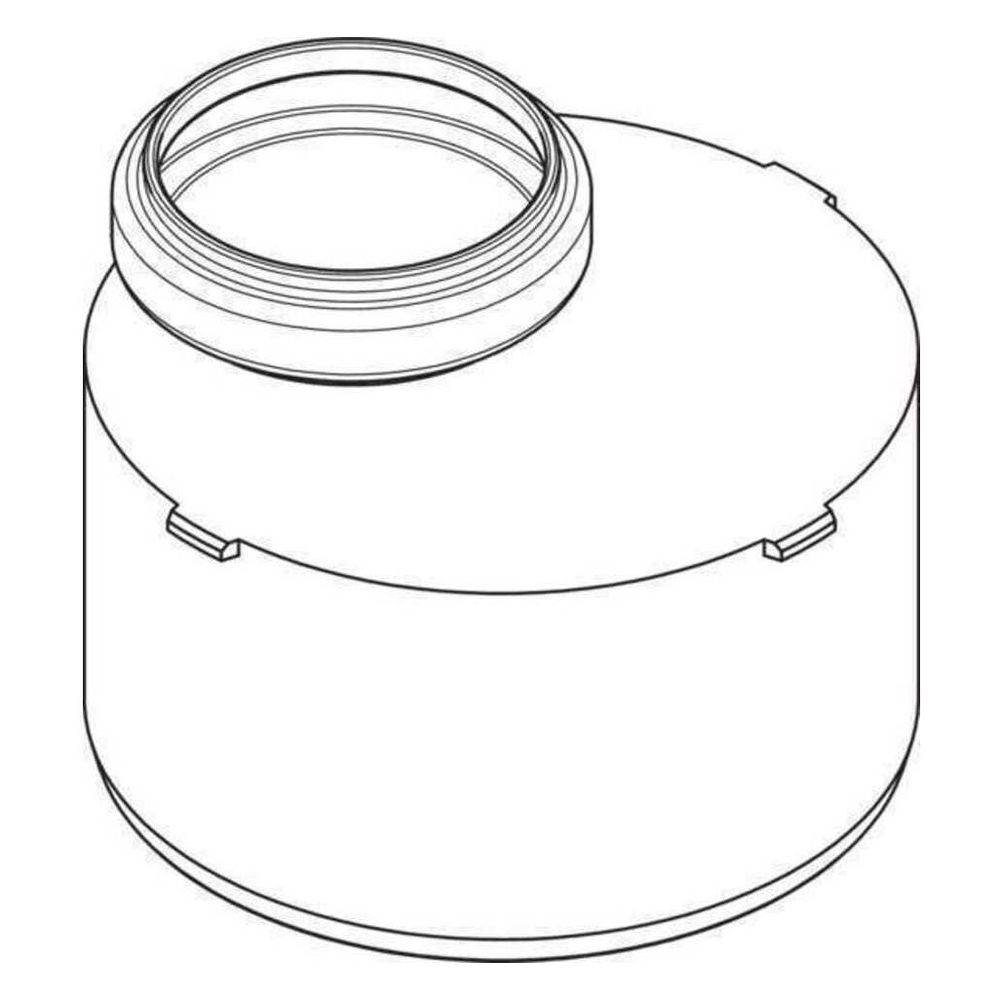 REHAU RAUPIANO PLUS, Übergangsrohr, kurz, DN 110/50, 1 Stk.-2