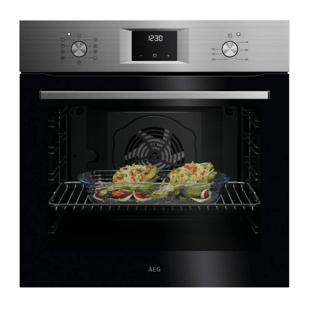 AEG Series 5000 OU5AB20SM, Medium, Elektrischer Ofen, 72 l, 2790 W, 72 l, Multitech-0