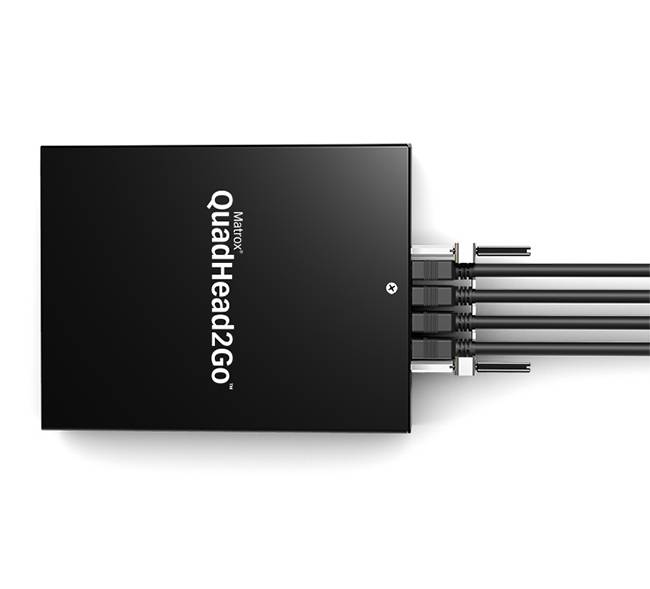 Matrox QuadHead2Go - Sicherheitskabelschloss-1