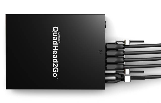 Matrox QuadHead2Go - Sicherheitskabelschloss-2